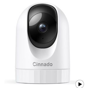 Cinnado Security Camera Indoor-2K 360° WiFi Camera